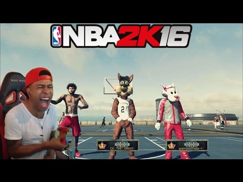 NBA 2K16| Legend 3 Mascot Trash talking!! PT.2| Funny Moments with fans @ MyPark !! - Prettyboyfredo
