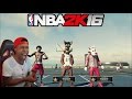 NBA 2K16 Legend 3 Mascot Trash Talking PT 2 Funny Moments With Fans MyPark Prettyboyfredo