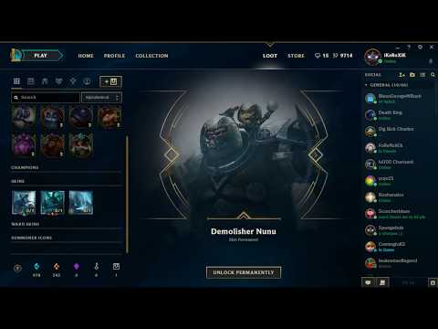 Opening Mega Orb & Re-Rolling Epic + Legendary Skin Shard for Nunu Skin WTF! - League of Legends