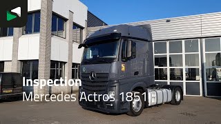 Влекач Mercedes-Benz Actros 1851 4X2 BigSpace 2x Tanks | Изображение 2 - Autoline