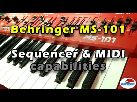 Behringer MS-1 / MS-101 Sequencer and MIDI capabilities
