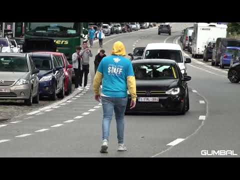 Volkswagen Golf 6 with Anti-Lag!  Flames, roaring pumps and voices 🇺🇸🫨