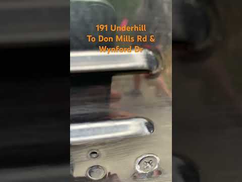 191 Underhill SB external announcement #ttc #ttcbus #announcement