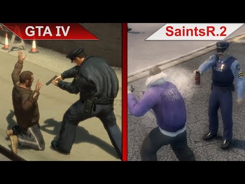 THE BIG COMPARISON | GTA IV vs. Saints Row 2 | PC | ULTRA