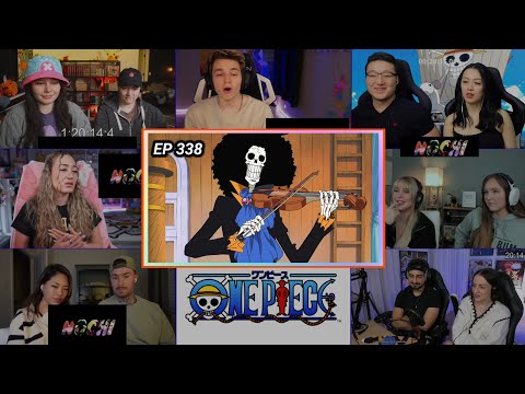 ONE PIECE | NEW CREWMATE?! BROOK THE MUSICIAN!!! | EPISODE 338 | REACTION MASHUP | ワンピース