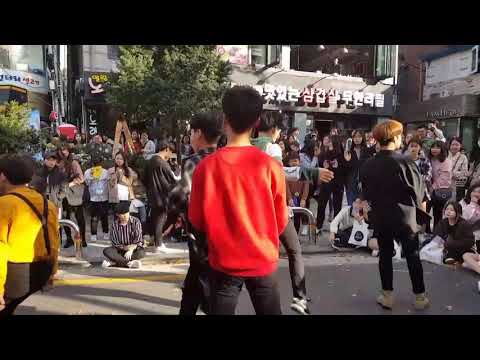 171022 Sparky - 스파키 ⚡ '21세기 소녀 ( 21st Century Girls)' 방탄소년단 (BTS) 홍대 버스킹, 댄스팀, Hongdae dance team