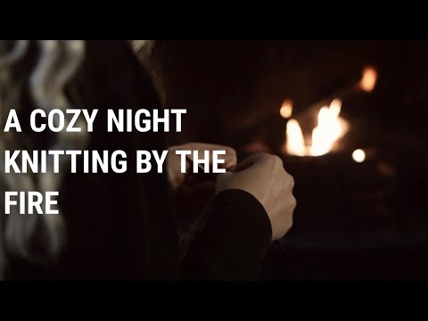 A September SNOWFALL ❄️ A Cozy Cabin Evening In The Mountains | Knitting & Slow Living