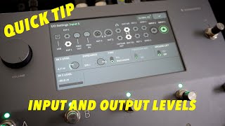 QUAD CORTEX | QUICK TIPS | INPUT AND OUTPUT LEVELS