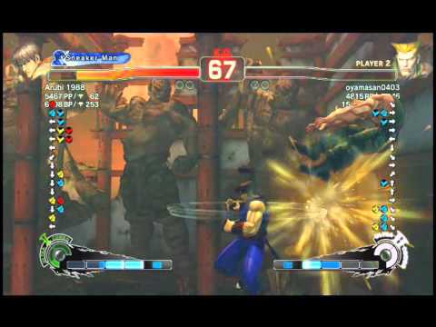 SSF4AE2012 Arubi 1988 (Guy) vs oyamasan0403 (Guile)