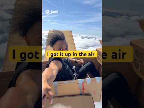 Flying a cardboard airplane #shotrs #sora2 #funny