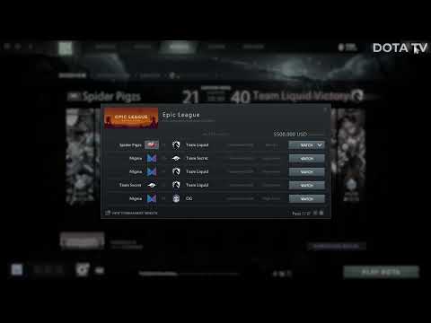 [Live] Liquid vs Spider Pigzs | English Cast | Play-in EPIC League Division 1 2020