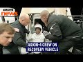 Group Captain Shubhanshu Shukla Axiom 4 Crew Step Out Of Dragon Spacecraft