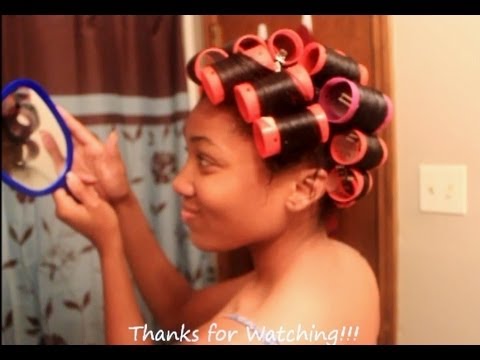 Updated: How I Rollerset My Hair (Part One) Video