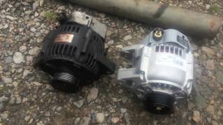Toyota Corolla Camry Celica Alternator replacement  - STEP BY STEP