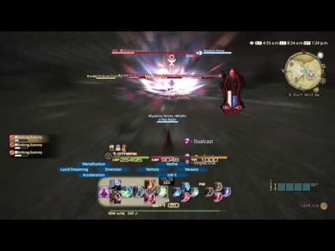 FINAL FANTASY XIV Red Mage lvl 70 Basic Rotation
