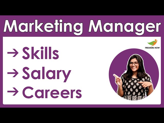 How to become a Marketing Manager? | Salary | Skills | Career in India