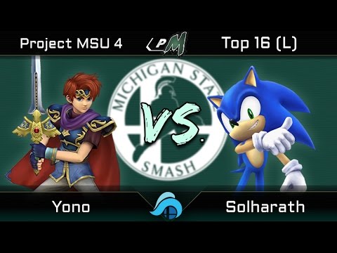 Project MSU 4 Top 32 Losers Bracket - Yono (Roy) vs. Solharath (Sonic)