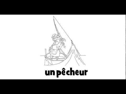 Ndinodzidza Furenchi # 1 dessin # un pêcheur