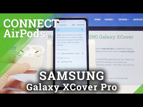 How to Connect AirPods on SAMSUNG Galaxy XCover Pro – Pair AirPods