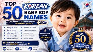 🥈 50 Korean Baby Boy Names You’ll Wish You Knew Sooner 🇰🇷💙