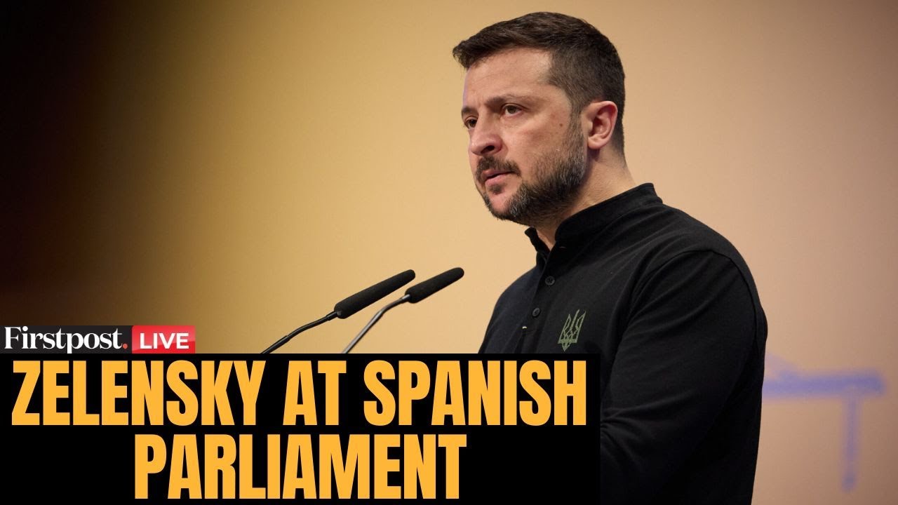 LIVE: Zelensky Meets Spanish Parliament Leaders Francina Armengol & Pedro Rollan in Madrid | N18G