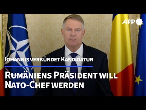 Rumäniens Präsident bewirbt sich um Posten als Nato-Chef | AFP