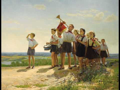 march of Soviet pioneers