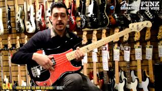 Video thumbnail for Squier - Pete Wentz Precision Bass Demo at GAK! by GAK