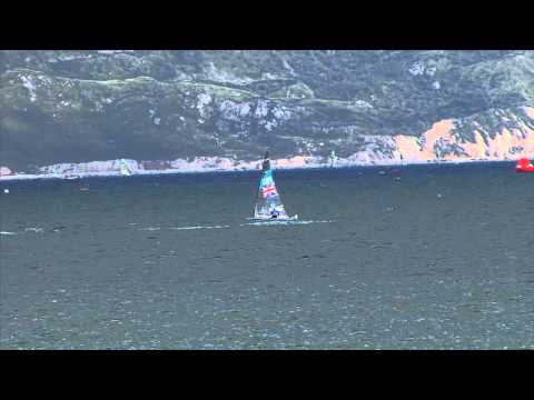 Ben Ainslie Winning Olympic Gold in Weymouth