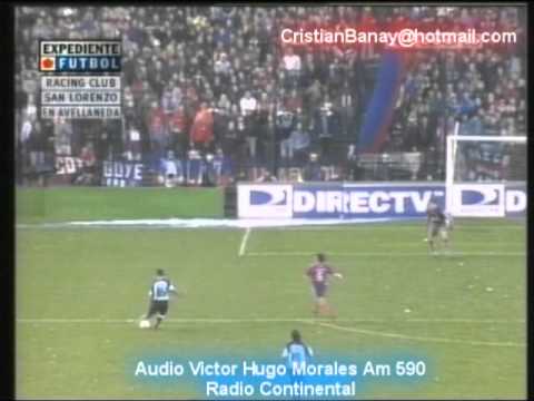 Racing 4 San Lorenzo 1 Apertura 2001 (Relato Victor Hugo Morales)
