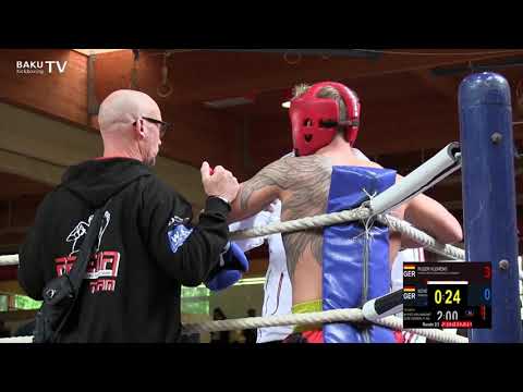 Bayerische Meisterschaft 2019 - Vollkontakt ELITE Herren -71 kg Klemens Ruder -vs Patrick Scherf