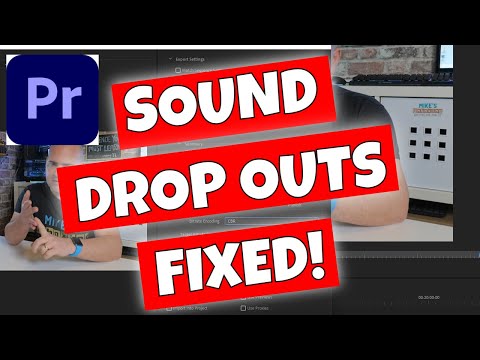 Fix Adobe Premiere Dropping Sound Or Muted Audio After Rendering - Audio Drop Out