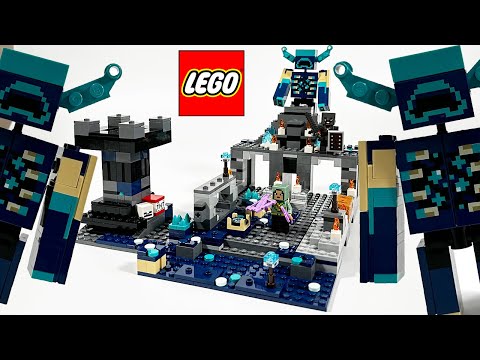 LEGOFIRST - LEGO Minecraft Warden - Deep Dark Battle 21246 Speed Build Review