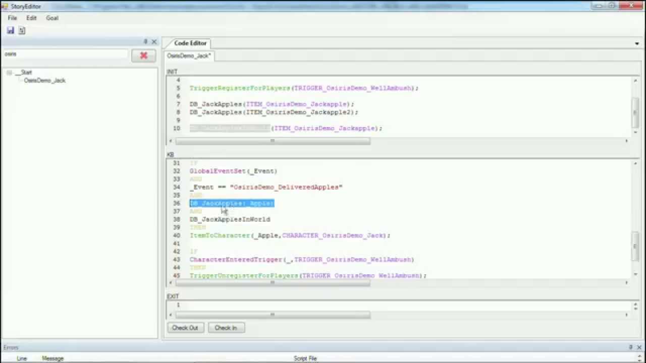 Divinity Engine Tutorials - Scripting Databases (1)