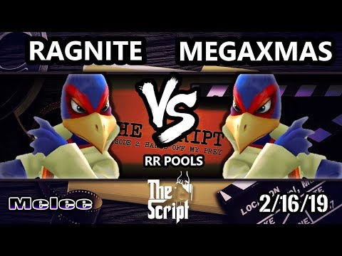 The Script 2 - Ragnite (Falco) Vs. MegaXmas (Falco) - Smash Melee RR Pools - C4
