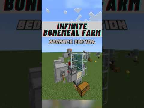 IceCoffey - Minecraft Infinite 0-Tick Bonemeal Farm [Bedrock 1.18.30]