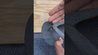 The homemade flip-flop repair trick nobody expected #FlipFlopHack #CreativeDIY #SmartRepairs