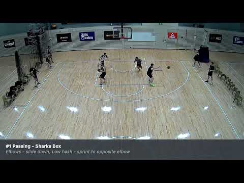 Sharks box - passing drill