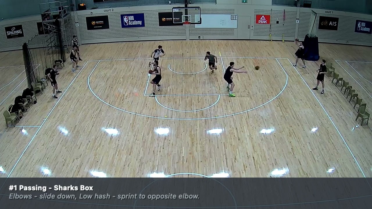 Sharks box - passing drill