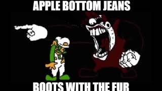 apple bottom jeans boots with the fur meme but it&#39;s MX