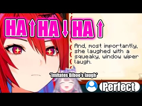 Liz Can't Help But Perfectly Imitate Biboo's Laugh After Reading This Story【Hololive EN】