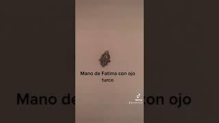 Mano de Fatima con ojo turco