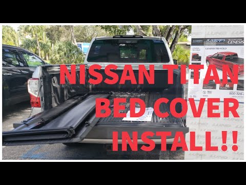 Nissan Titan bed cover install