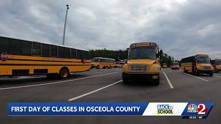 First day of school in Osceola County