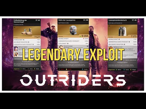 OUTRIDERS Monsterjagd EXPLOIT - Legendary REROLL - German - Rohrbin
