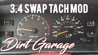 How To SR5 Cluster Swap - 3.4 Swap Tach Resistor Mod - Toyota Pickup / 4Runner (4K)