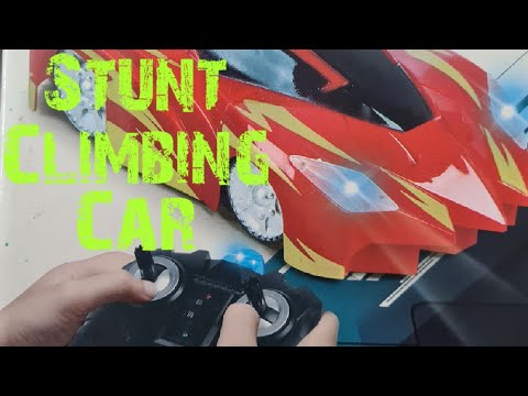 Remote Control Stunt Car. Car Climbing Wall 360 Degree
