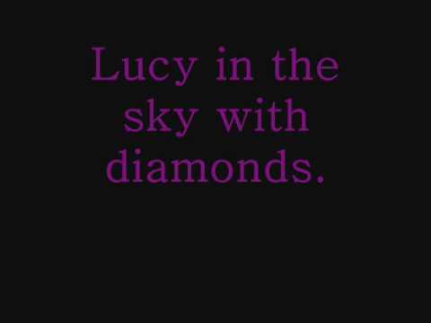 Immagine testo significato Lucy in the sky wiyh diamonds