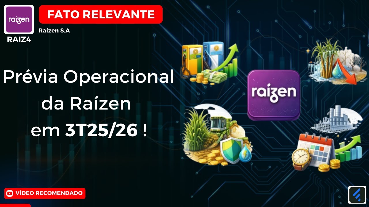 Raízen (RAIZ4): Análise da Prévia Operacional do 3T25/26 e Impactos no Setor