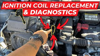 Nissan Versa Ignition Coil Replacement & Diagnostics (2014 Nissan Versa 4 Cylinder)